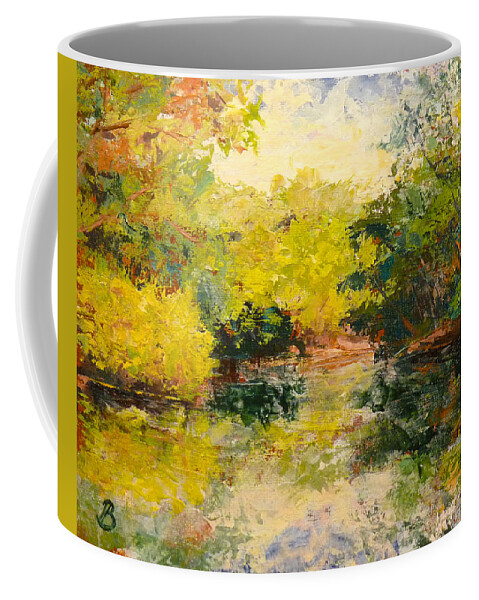 Inlet Coffee Mug featuring the painting Inlet by Joe Bergholm