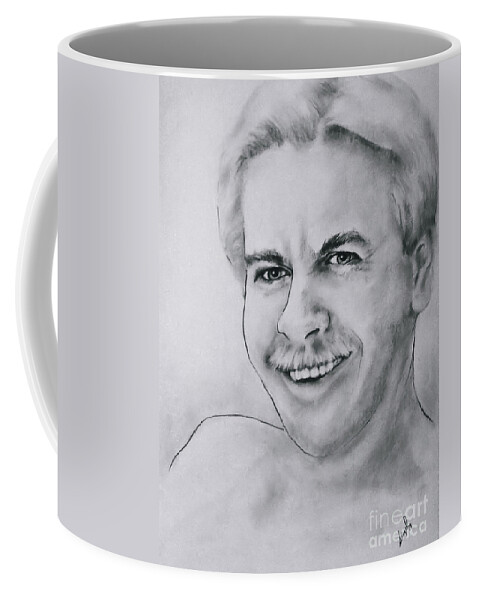 Man Coffee Mug featuring the drawing Irrepressible by Rory Siegel
