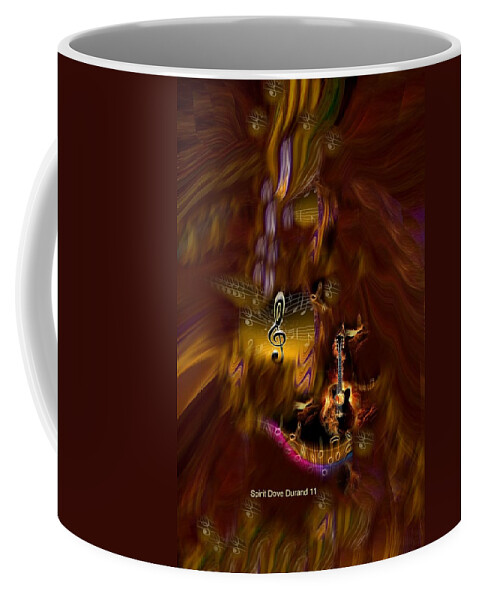 Dance Coffee Mug featuring the mixed media It's Musical by Spirit Dove Durand