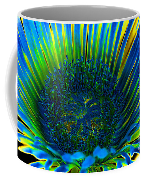 Ive Got The Blues Coffee Mug featuring the photograph I've Got the Blues by Mariola Bitner