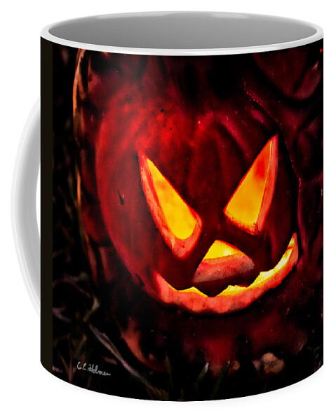 Halloween Coffee Mug featuring the photograph Jack-O-Lantern by Christopher Holmes