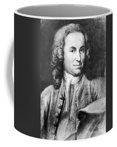 Art Coffee Mug featuring the photograph Johann Sebastian Bach, German Baroque by Science Source