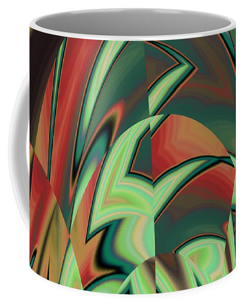 Altered Coffee Mug featuring the digital art Jungle Fever by Andrew Hewett