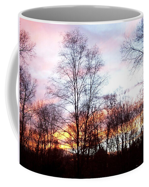 Sunset Coffee Mug featuring the photograph Just A Hint Of Darkeness by Kim Galluzzo Wozniak
