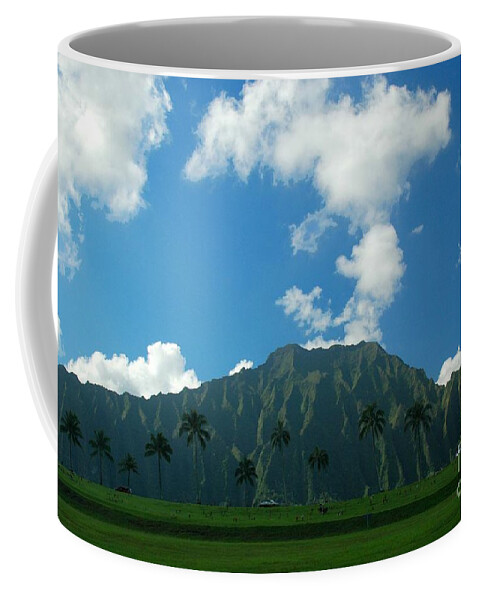 Hawaii Coffee Mug featuring the photograph Koolau Mountains by Mark Gilman