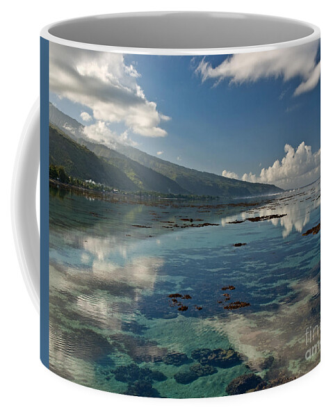Tahiti Coffee Mug featuring the photograph Lagoon View by Jim Chamberlain