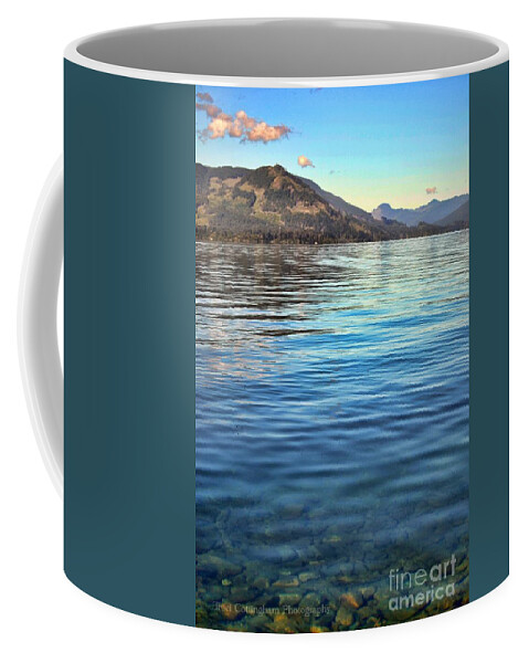 British Columbia Coffee Mug featuring the photograph Lake Cowichan BC by Traci Cottingham