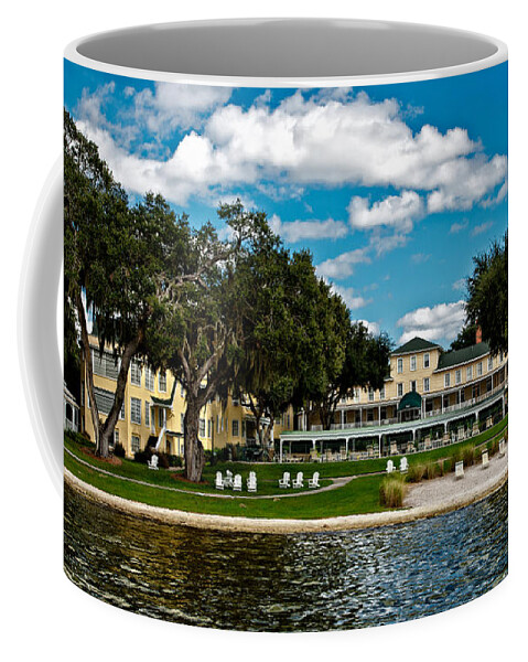 Lakeside Inn Coffee Mug featuring the photograph Lakeside Inn by Christopher Holmes