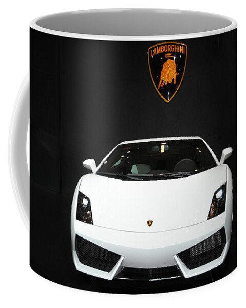 Lamborghini Coffee Mug featuring the photograph Lamborghini  by Dragan Kudjerski