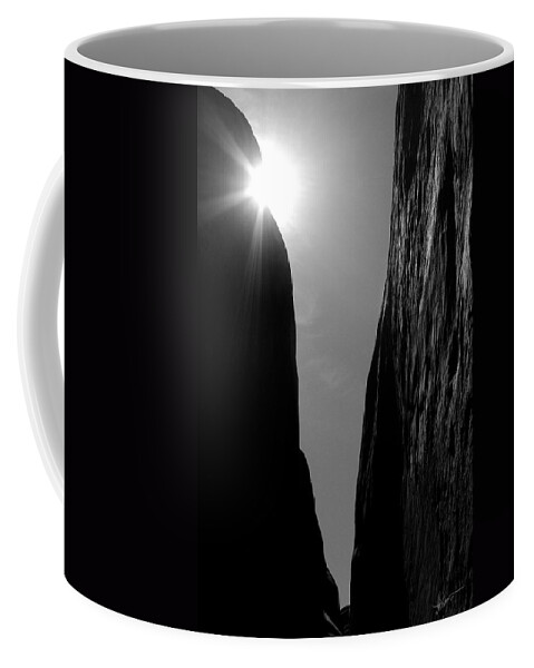 Bw Coffee Mug featuring the photograph Light of Day by Vicki Pelham