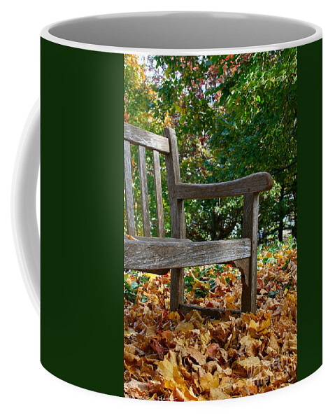 Outdoors Coffee Mug featuring the photograph Limited Outdoor Seating by Susan Herber