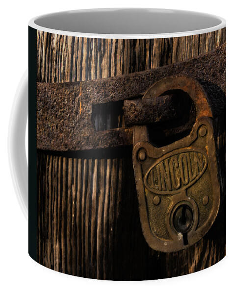 Lock Coffee Mug featuring the photograph Lincoln Lock by Steven Richardson
