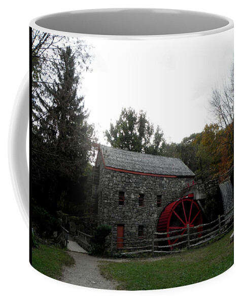 Longfellow Coffee Mug featuring the photograph Longfellow Grist Mill x17 by Kim Galluzzo
