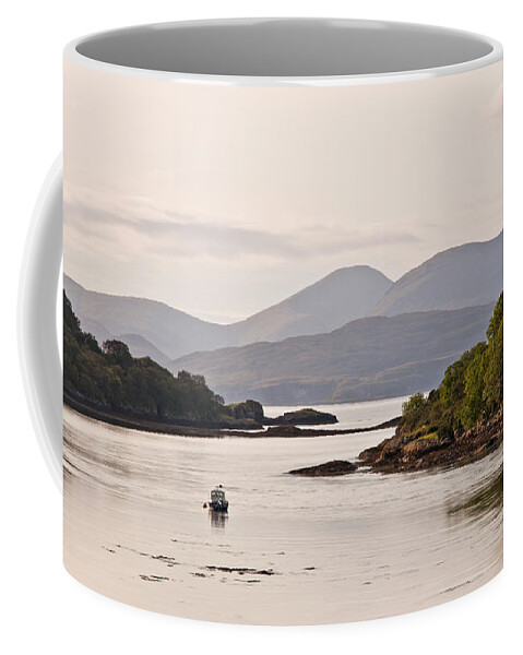 Isle Of Mull Coffee Mug featuring the photograph Looking to the Isle of Mull by Chris Thaxter