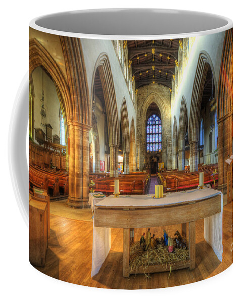 Yhun Suarez Coffee Mug featuring the photograph Loughborough Church Altar by Yhun Suarez