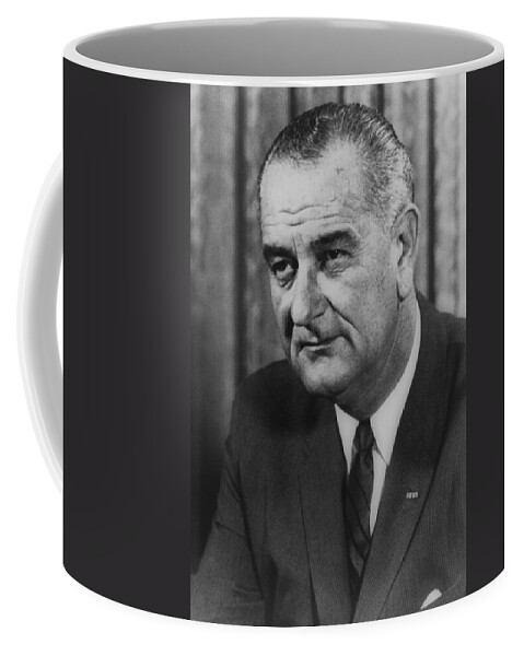 lyndon Johnson Coffee Mug featuring the photograph Lyndon B Johnson by International Images