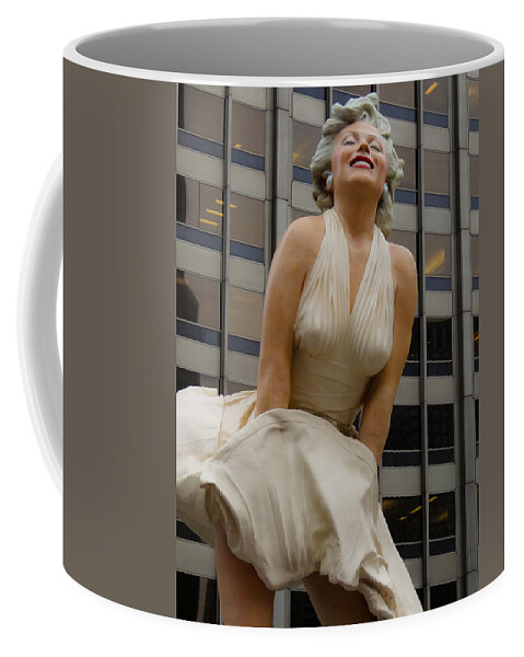 Marilyn Monroe Coffee Mug featuring the photograph Magnificent Marilyn by Julia Wilcox