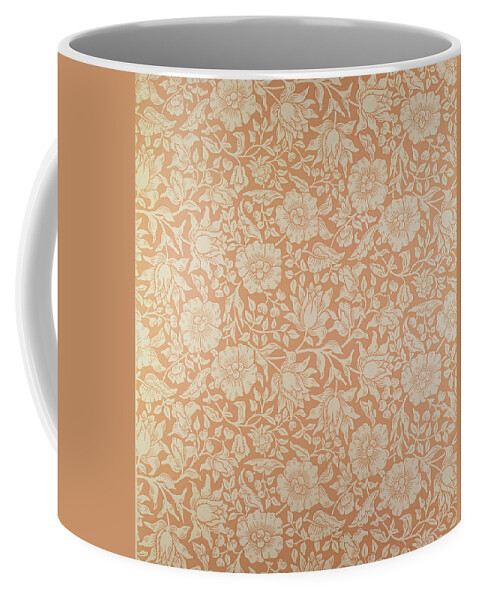 Mallow wallpaper design Coffee Mug by William Morris - Fine Art America
