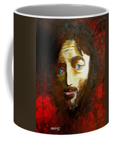 Man From Nazareth Coffee Mug featuring the painting Man From Nazareth by Seth Weaver