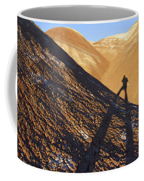 Shadow Coffee Mug featuring the photograph Me and My Shadow - Utah by Mike McGlothlen