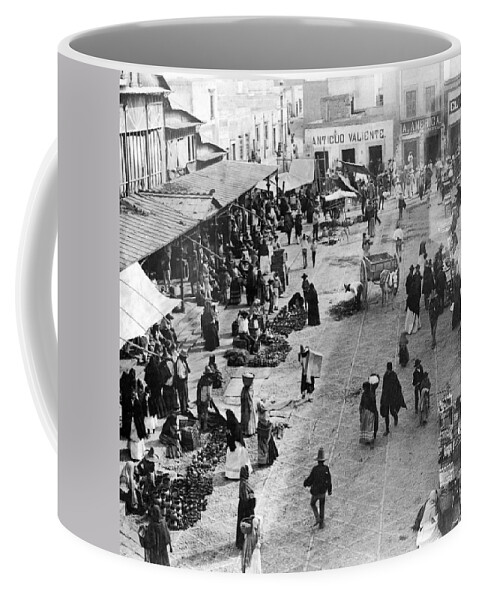 mexico City Coffee Mug featuring the photograph Mexico City - c 1901 by International Images