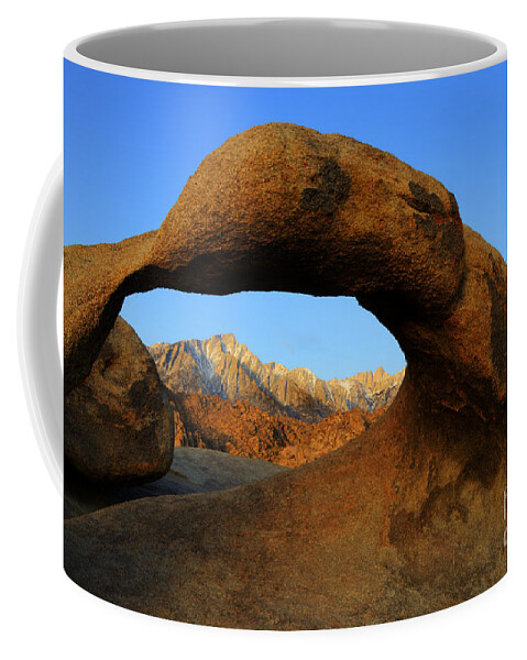 Mobius Arch Coffee Mug featuring the photograph Mobius Arch California by Bob Christopher