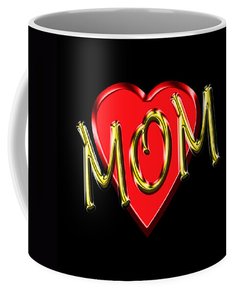Mom Coffee Mug featuring the digital art Mom 4 by Andrew Fare