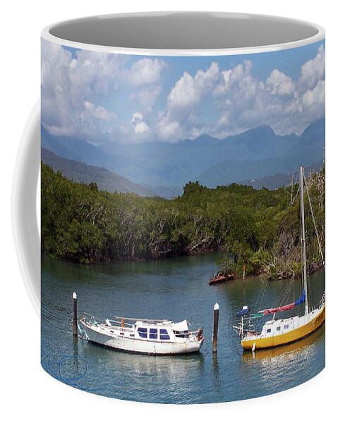 Port Douglas Coffee Mug featuring the photograph Moorings by S Paul Sahm