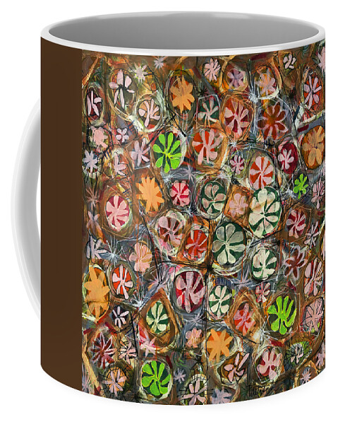 Abstract Coffee Mug featuring the painting My Little Buttercup by Lynne Taetzsch