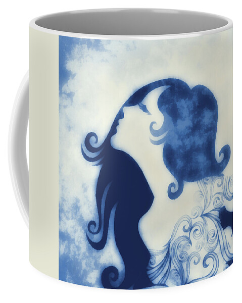 Wonder Coffee Mug featuring the digital art My Prince Will Come For Me 2 by Angelina Tamez
