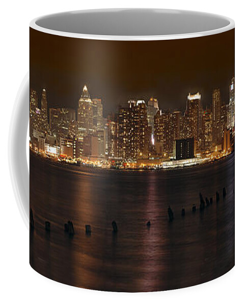 New York City Coffee Mug featuring the photograph New York Skyline by Dave Mills