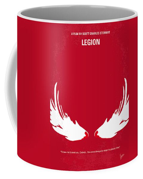 Legion Coffee Mug featuring the digital art No050 My legion minimal movie poster by Chungkong Art