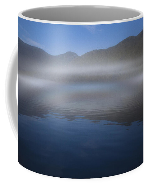 Mp Coffee Mug featuring the photograph Ocean Fog Lifting Off The Water by Matthias Breiter