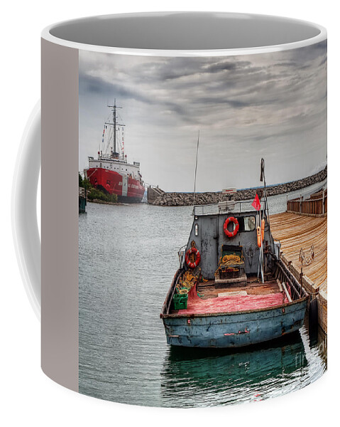 Boat Coffee Mug featuring the photograph Old Bucket by Terry Doyle