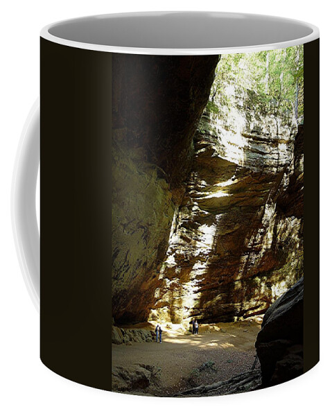 Old Man's Cave Coffee Mug featuring the digital art Old Man's Cave by Barkley Simpson