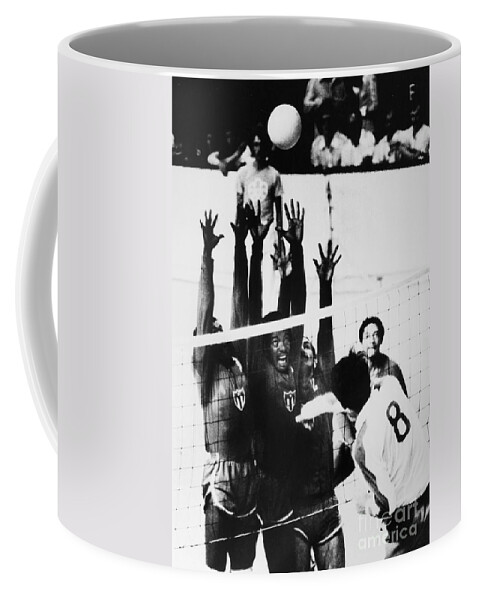 1976 Coffee Mug featuring the photograph Olympics: Volleyball, 1976 by Granger