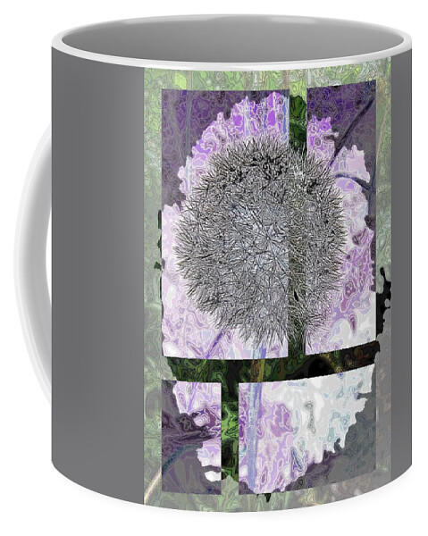 Flower Coffee Mug featuring the digital art One Dandy Lion 4 by Tim Allen