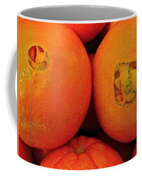 Orange Coffee Mug featuring the photograph Oranges by Bill Owen