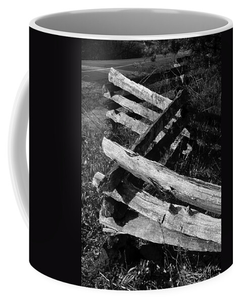 Curtis Neeley Coffee Mug featuring the photograph OrchardFence by Curtis J Neeley Jr