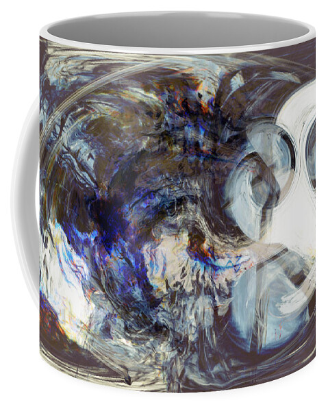 Ouside Of This Coffee Mug featuring the digital art Outside Of This by Linda Sannuti