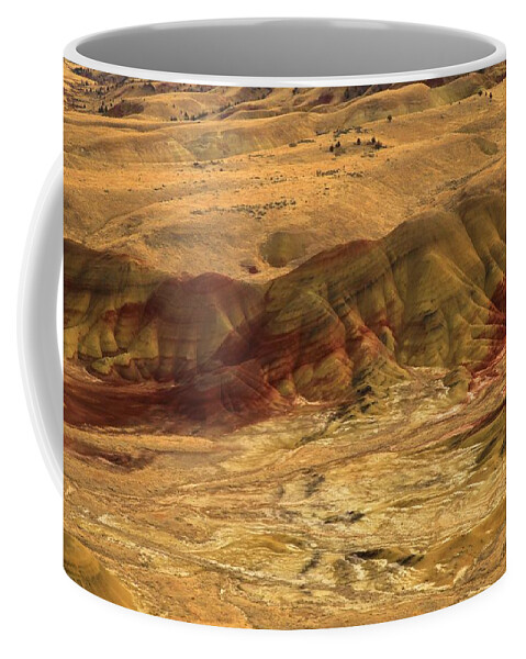 John Day Fossil Beds Coffee Mug featuring the photograph Painted Ridge by Adam Jewell