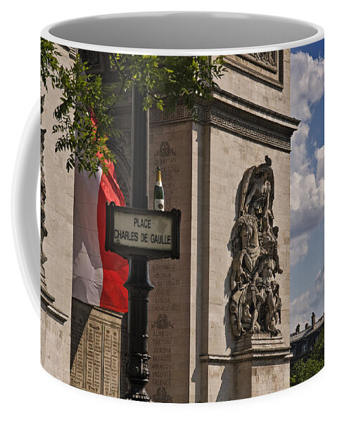 Paris Frame Of Mind Coffee Mug featuring the photograph Paris Frame of Mind by Wes and Dotty Weber