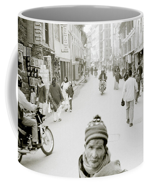 Individuality Coffee Mug featuring the photograph Life In Patan In Kathmandu by Shaun Higson