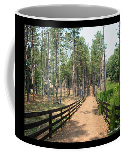 Path Coffee Mug featuring the photograph 'Path to Serenbe' by PJQandFriends Photography