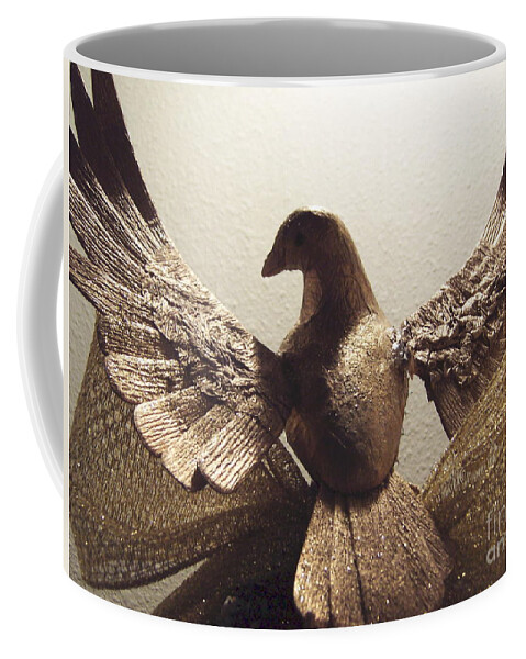 Dove Coffee Mug featuring the photograph Peace by Vonda Lawson-Rosa