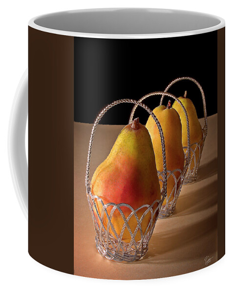 Endre Coffee Mug featuring the photograph Pear Still Life by Endre Balogh