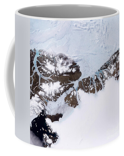 Petermann Glacier Coffee Mug featuring the photograph Petermann Glacier, Greenland by Nasa