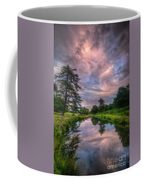Landscape Coffee Mug featuring the photograph Pink Flow by Yhun Suarez