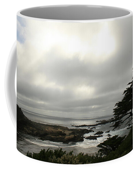 Point Lobos Reserve Coffee Mug featuring the photograph Point Lobos View by Suzanne Lorenz