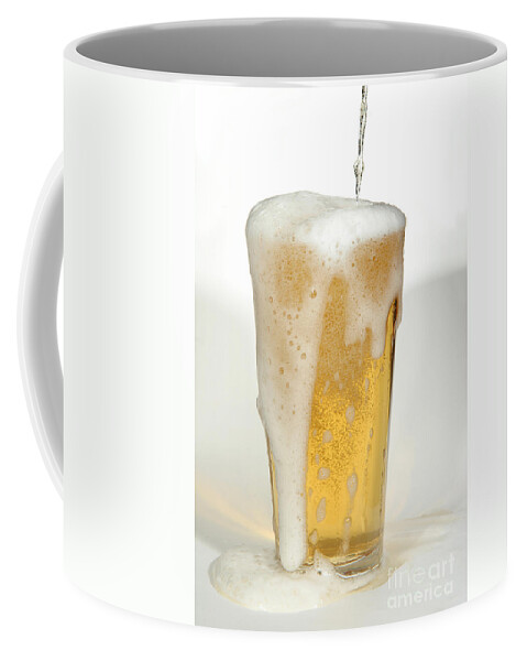 Beer Coffee Mug featuring the photograph Pouring Beer by Ted Kinsman